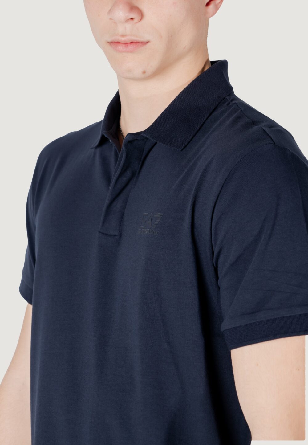 Polo manica corta EA7 Blu - Foto 2