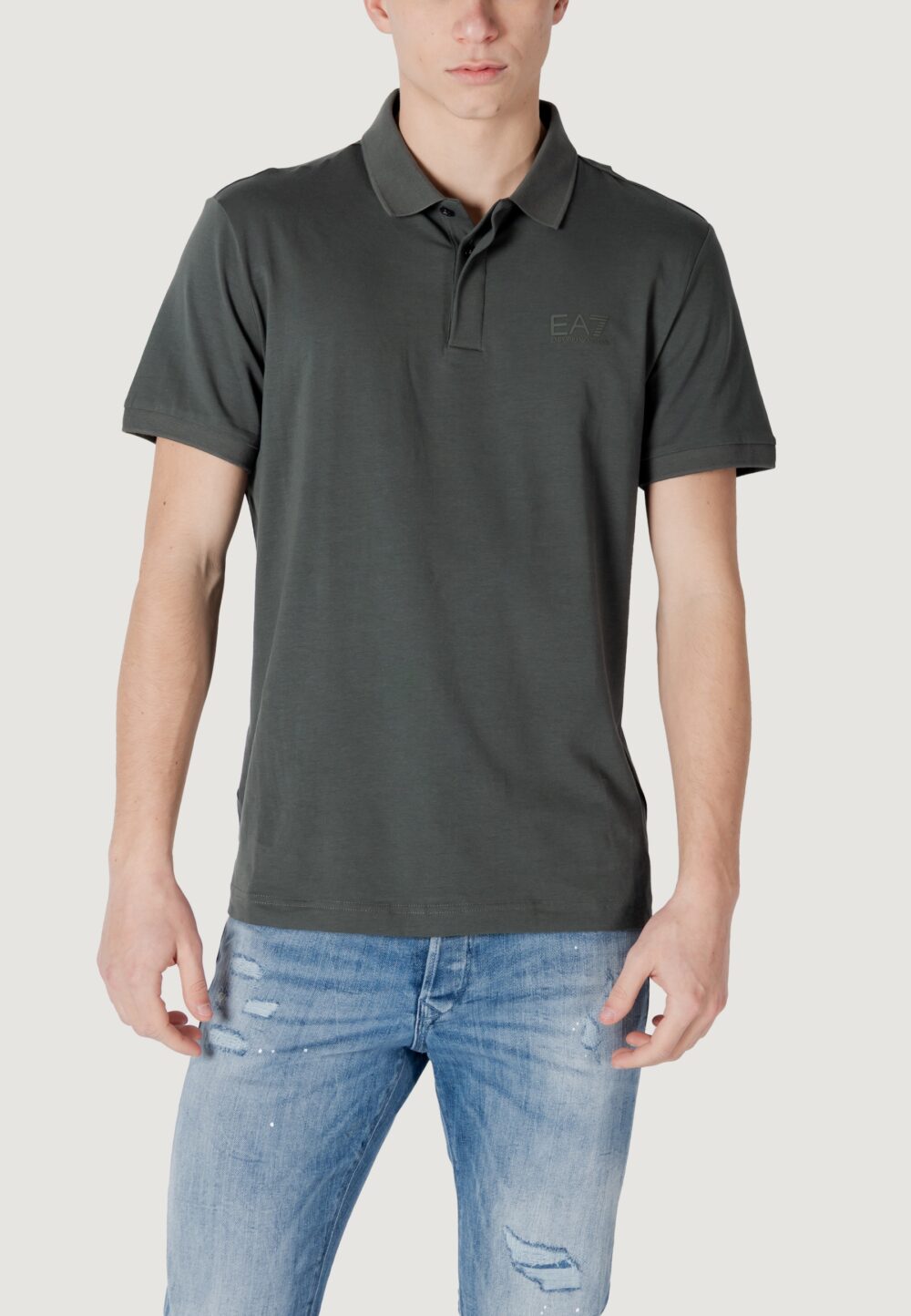 Polo manica corta EA7 Verde Scuro - Foto 1