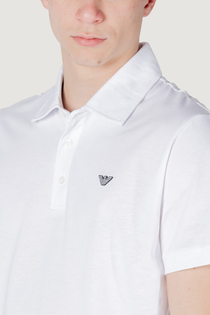 Polo manica corta Emporio Armani Underwear swimwear Bianco