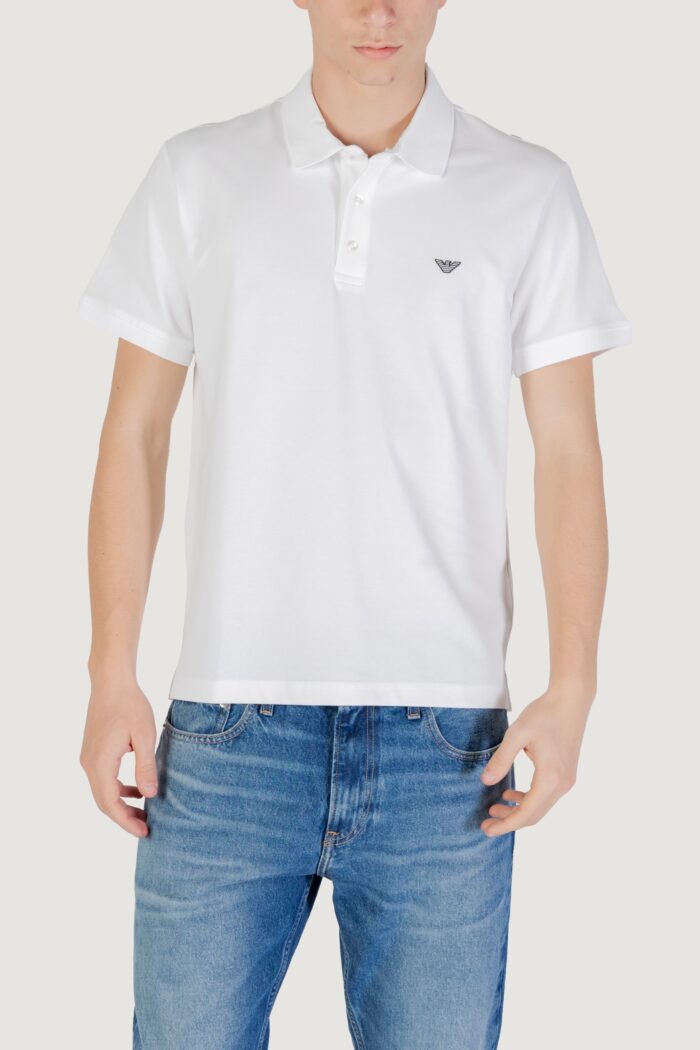Polo manica corta Emporio Armani Underwear swimwear Bianco