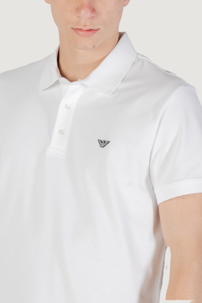 Polo manica corta Emporio Armani Underwear swimwear Bianco
