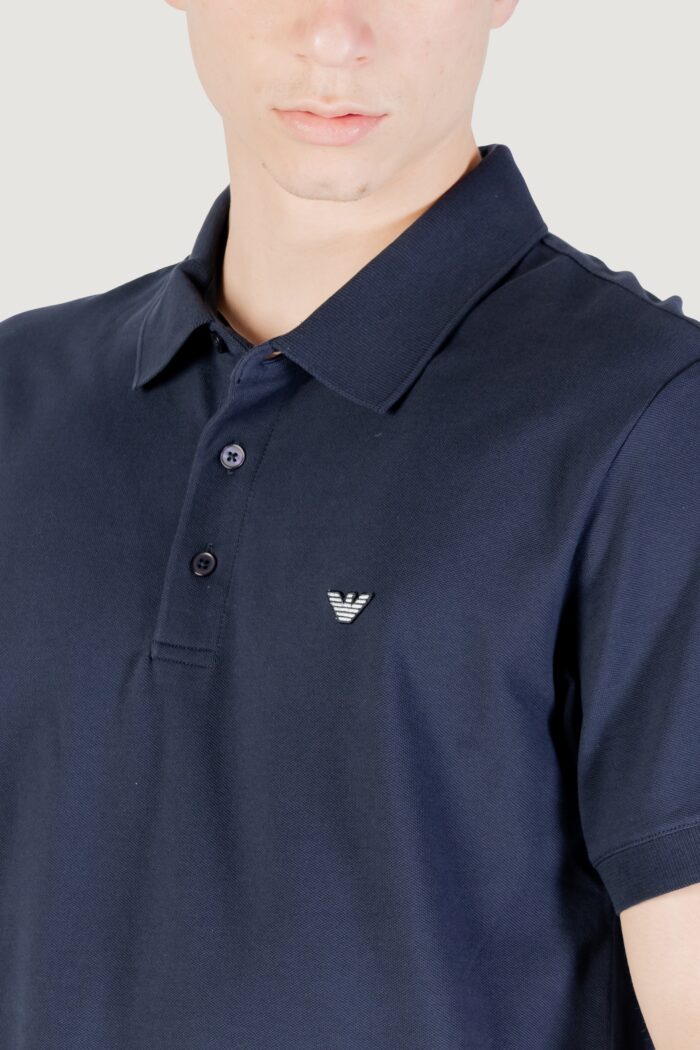 Polo manica corta Emporio Armani Underwear swimwear Blu
