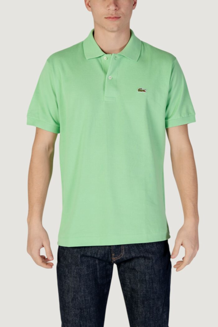 Polo manica corta LACOSTE  VERDE FLUO