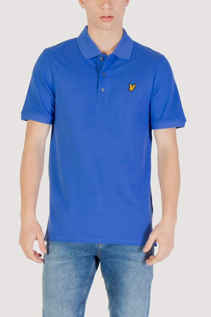 Polo manica corta Lyle & Scott  Azzurro