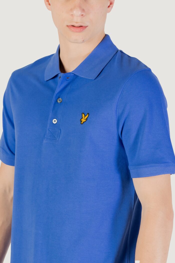 Polo manica corta Lyle & Scott  Azzurro