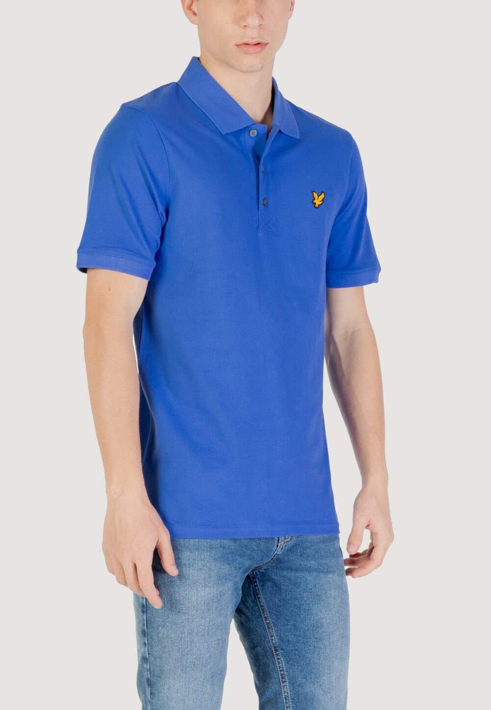 Polo manica corta Lyle & Scott Azzurro - Foto 3