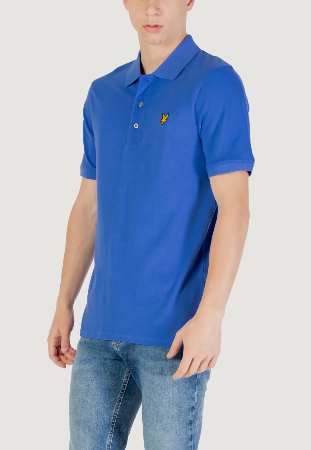 Polo manica corta Lyle & Scott Azzurro - Foto 4