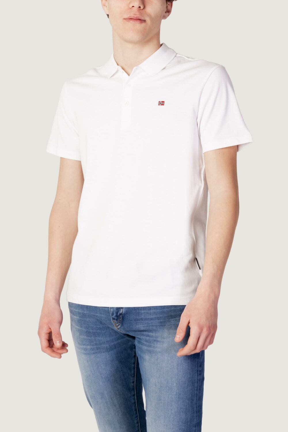 Polo manica corta Napapijri ealis ss sum Bianco - Foto 5