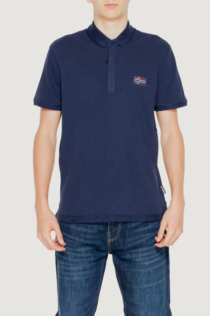 Polo manica corta Napapijri ebea 2 Blu