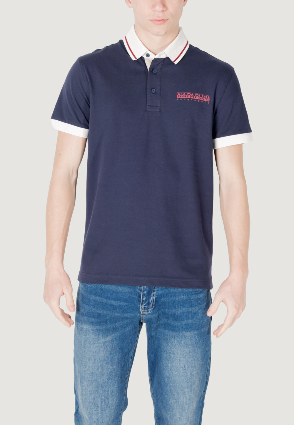 Polo manica corta Napapijri e- zeri Blu marine - Foto 1