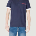 Polo manica corta Napapijri e- zeri Blu marine - Foto 1