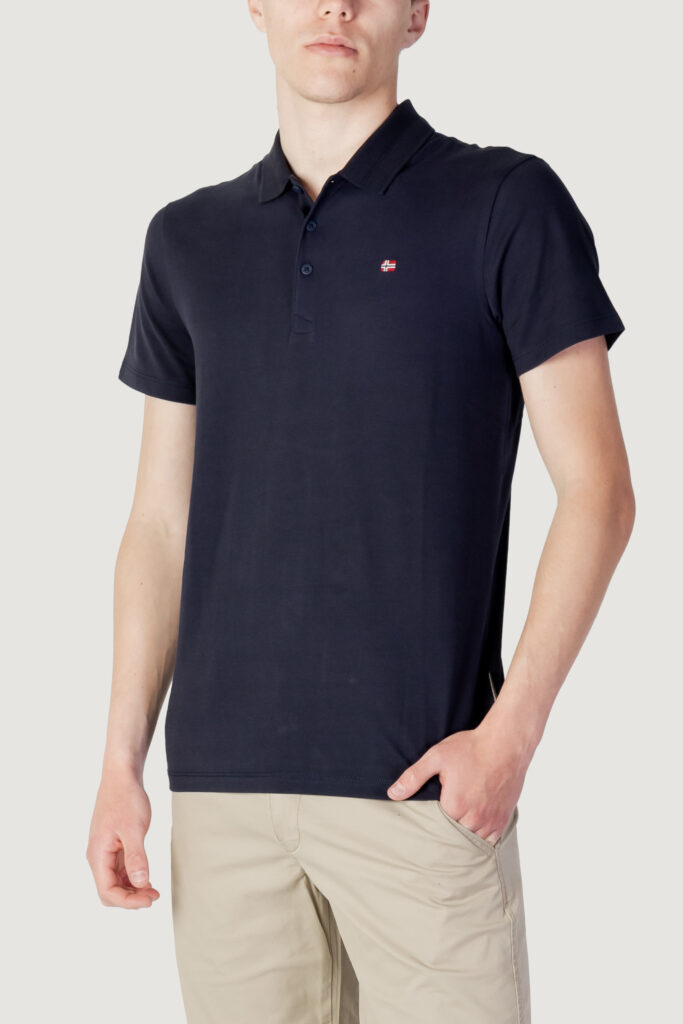 Polo manica corta Napapijri ealis ss sum Blu marine