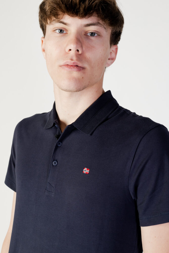 Polo manica corta Napapijri ealis ss sum Blu marine