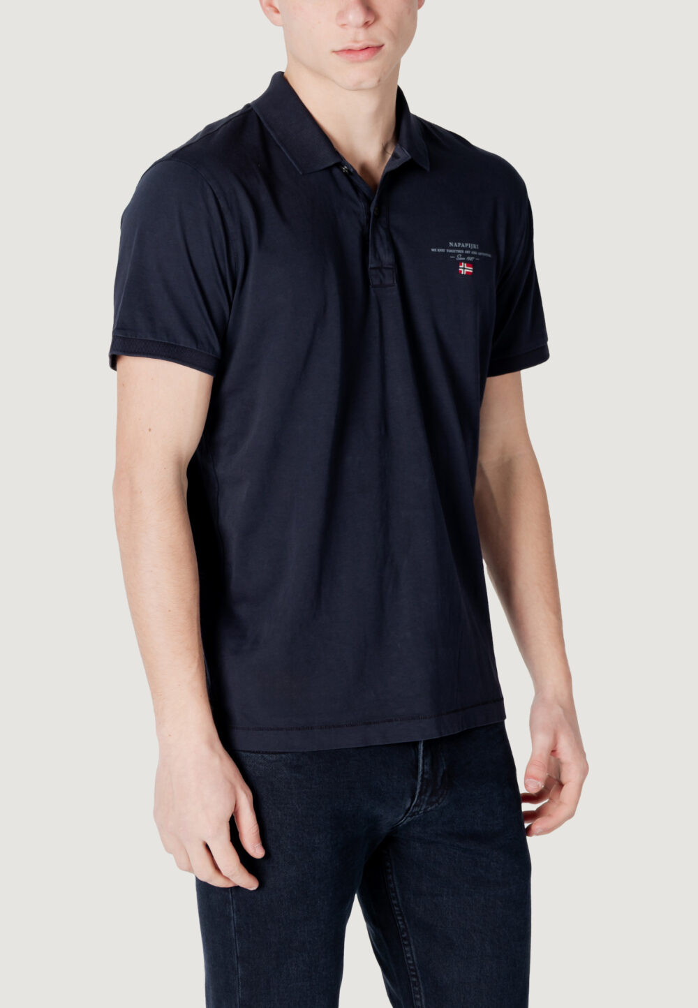 Polo manica corta Napapijri elbas jersey Blu marine - Foto 3