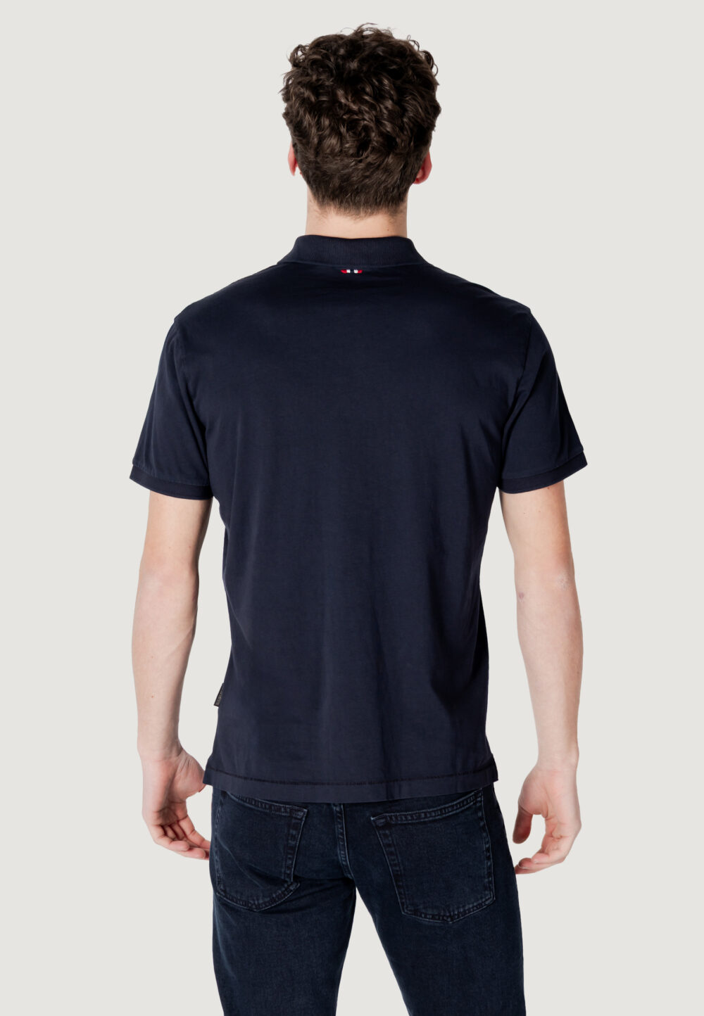 Polo manica corta Napapijri elbas jersey Blu marine - Foto 4