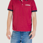 Polo manica corta Napapijri e- zeri Bordeaux - Foto 1