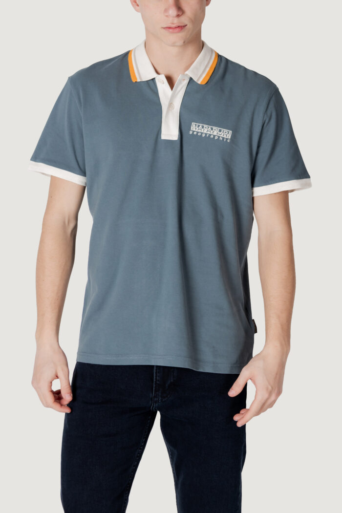Polo manica corta Napapijri e-murlo ss Grigio Chiaro