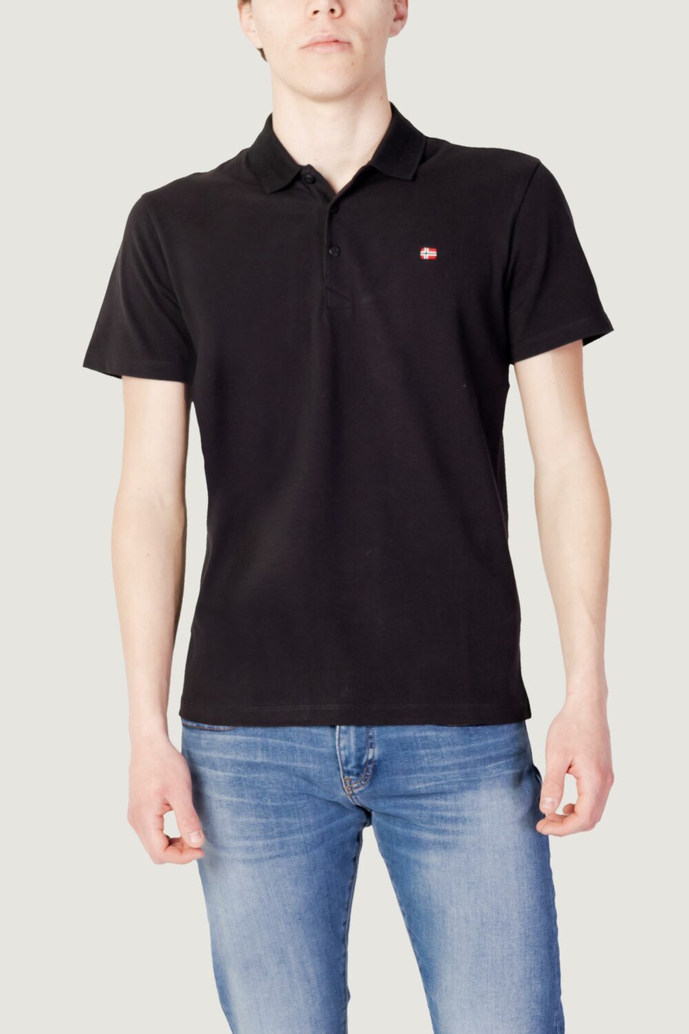 Polo manica corta Napapijri ealis ss sum Nero - Foto 1