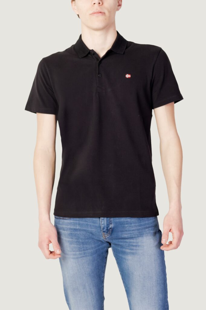 Polo manica corta Napapijri ealis ss sum Nero