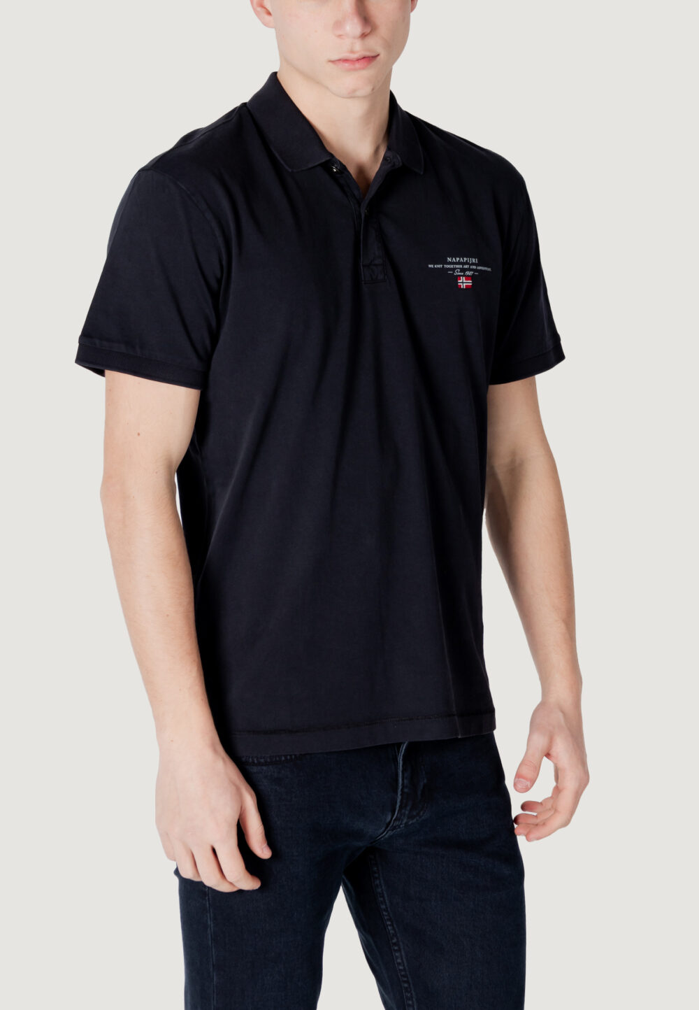 Polo manica corta Napapijri elbas jersey Nero - Foto 3