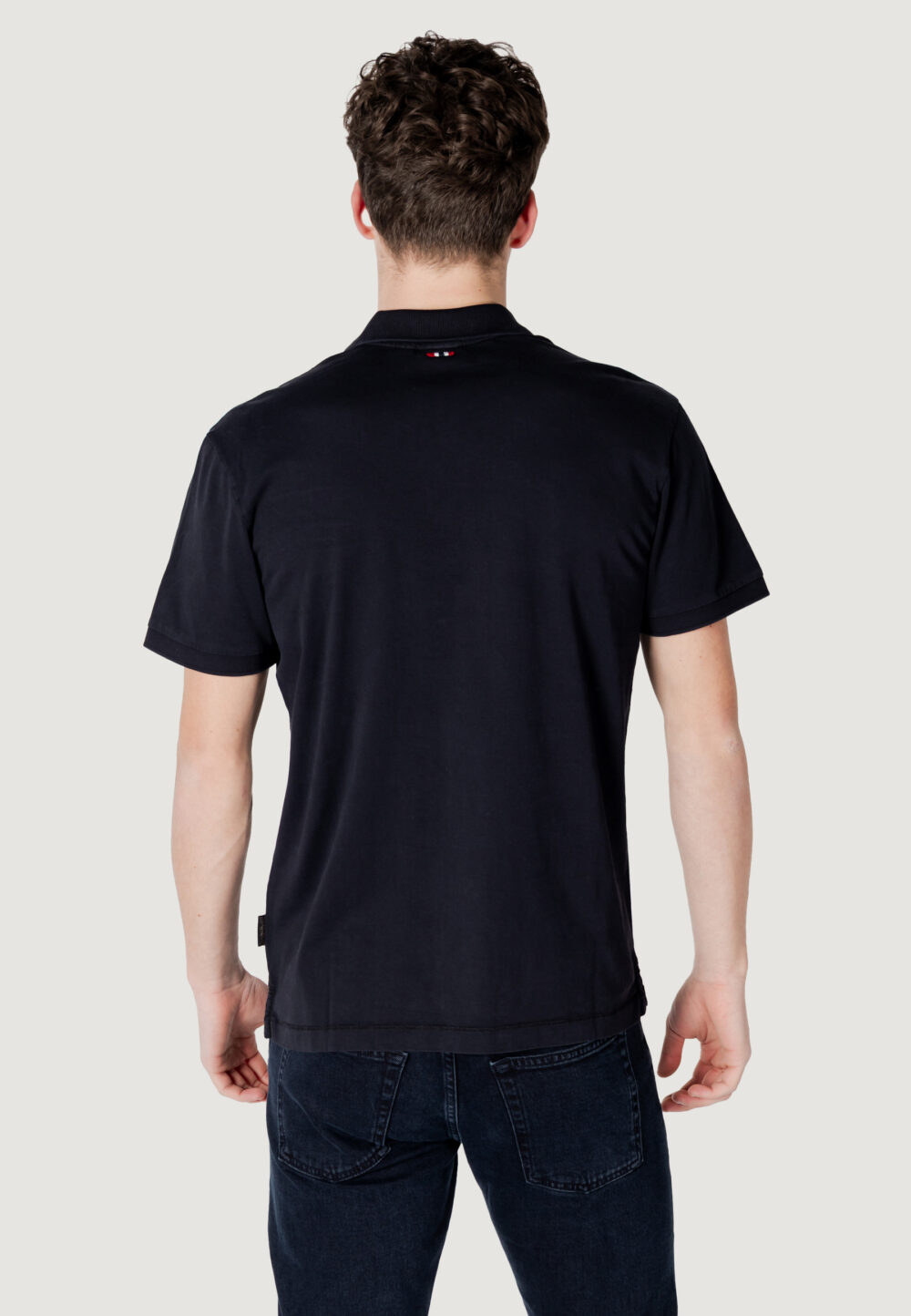 Polo manica corta Napapijri elbas jersey Nero - Foto 4