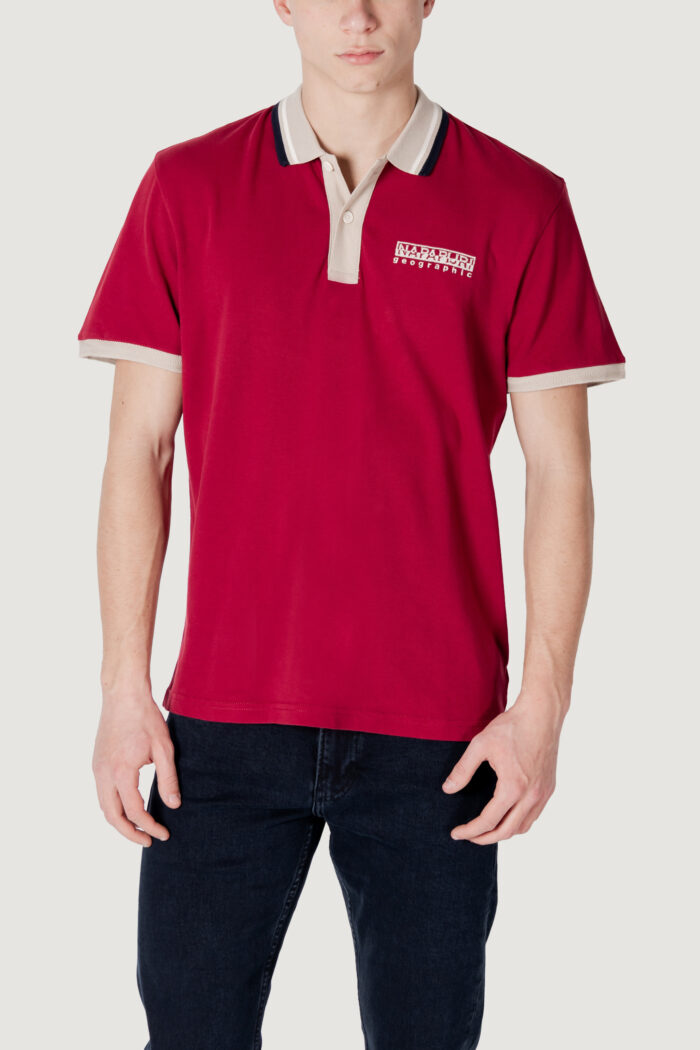 Polo manica corta Napapijri e-murlo ss Rosso