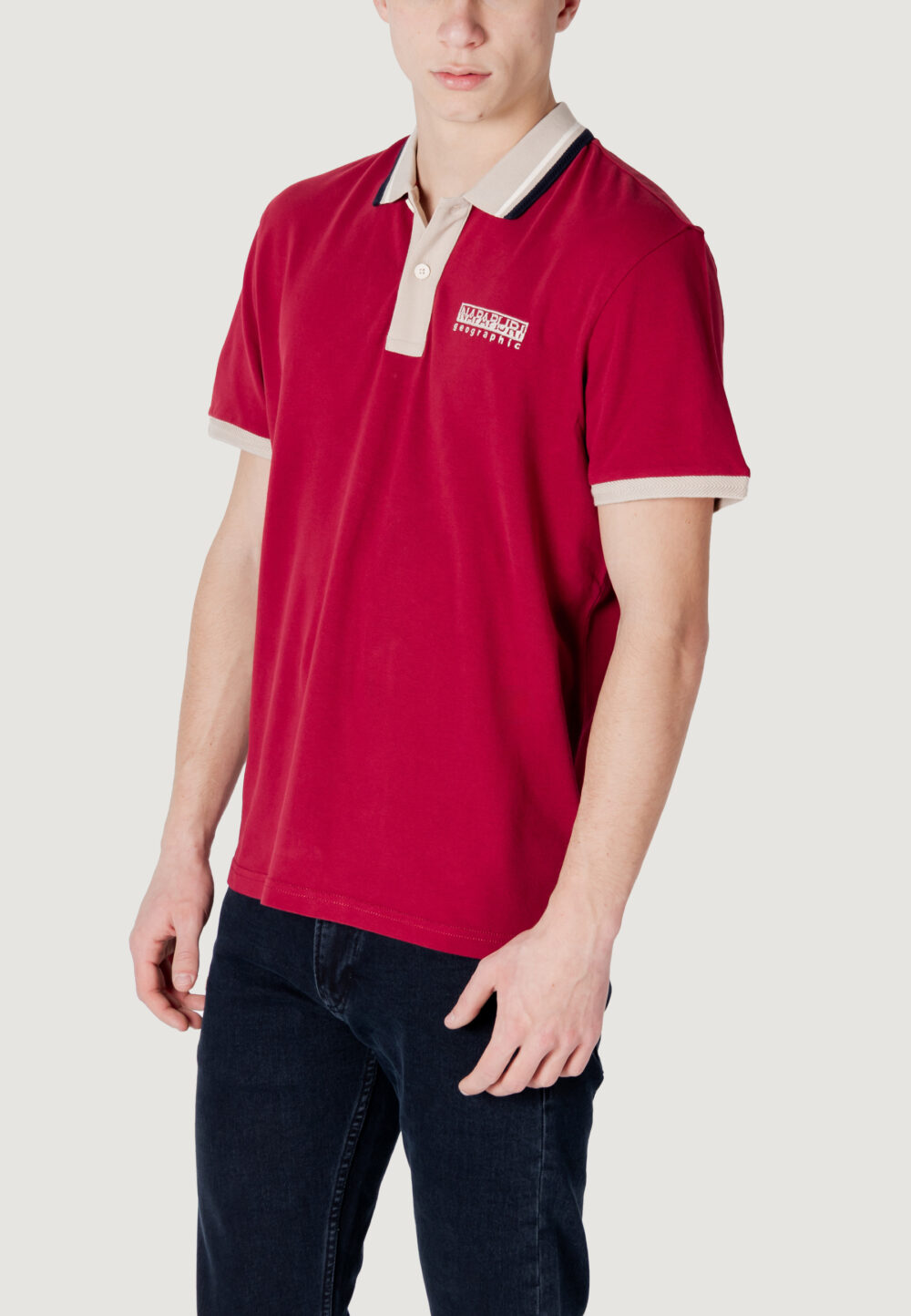 Polo manica corta Napapijri e-murlo ss Rosso - Foto 2