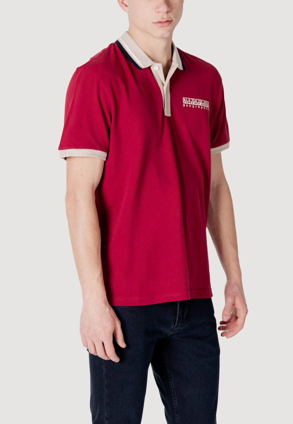 Polo manica corta Napapijri e-murlo ss Rosso - Foto 3