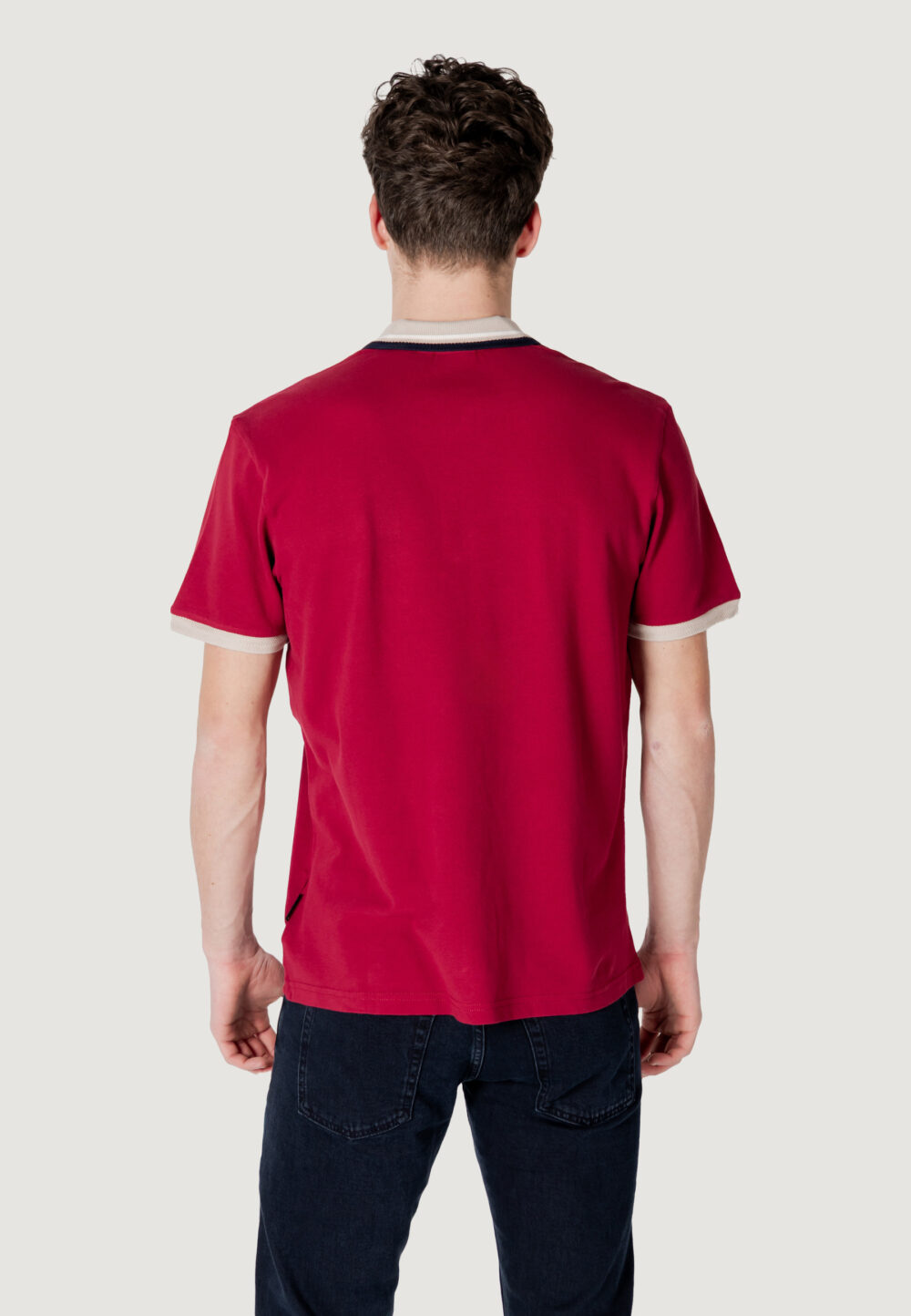 Polo manica corta Napapijri e-murlo ss Rosso - Foto 4