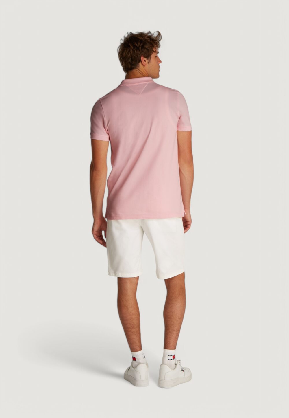 Polo manica corta Tommy Hilfiger Jeans tjm placket Rosa - Foto 8