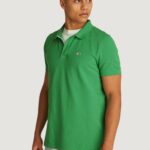 Polo manica corta Tommy Hilfiger Jeans tjm placket Verde - Foto 1