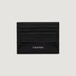 Portacarte Calvin Klein ck must cardholder 6cc Nero - Foto 1