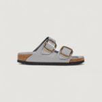 Sandali BIRKENSTOCK arizona big buckle - imballo originale danneggiato - prodotto integro Grigio - Foto 1