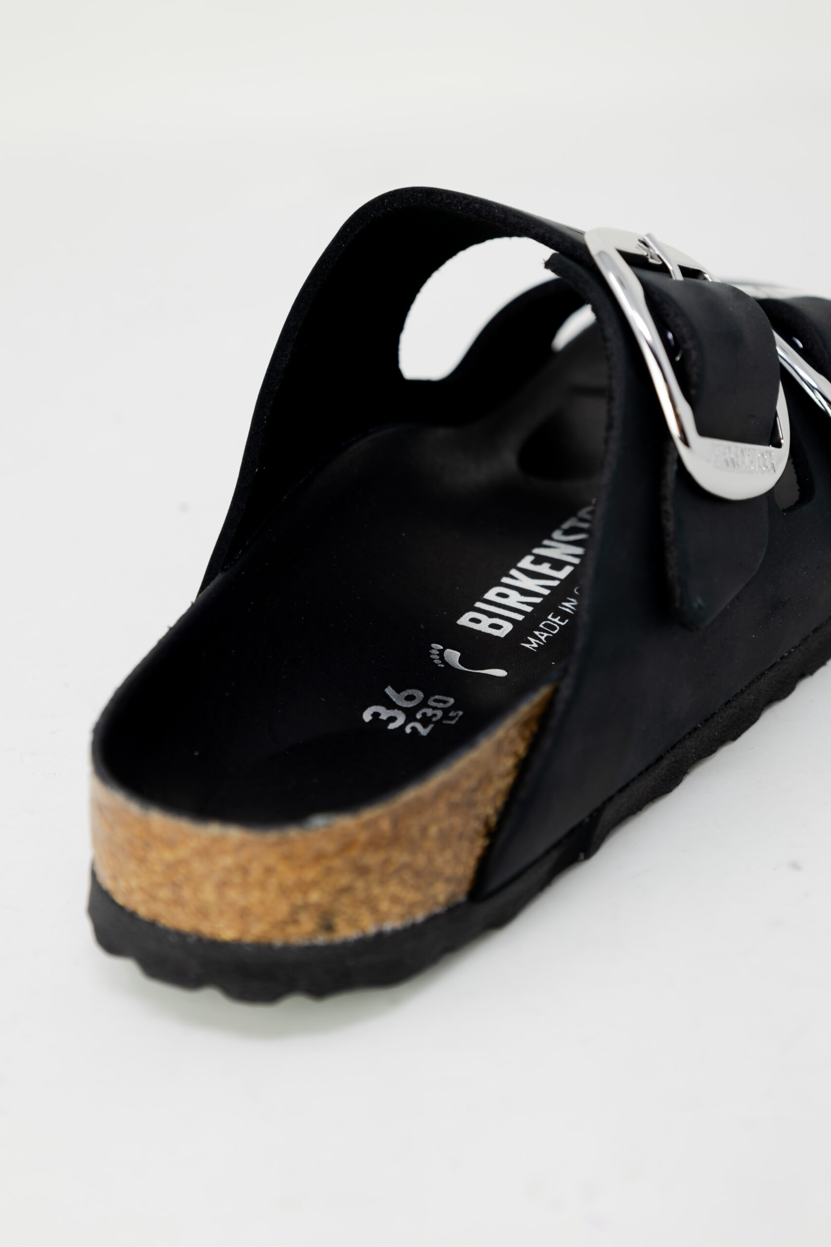 Sandali BIRKENSTOCK arizona big buckle - imballo originale danneggiato - prodotto integro Nero - Foto 5