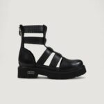 Sandali Cult slash 4441 mid w leat/perf. leat. Nero - Foto 1