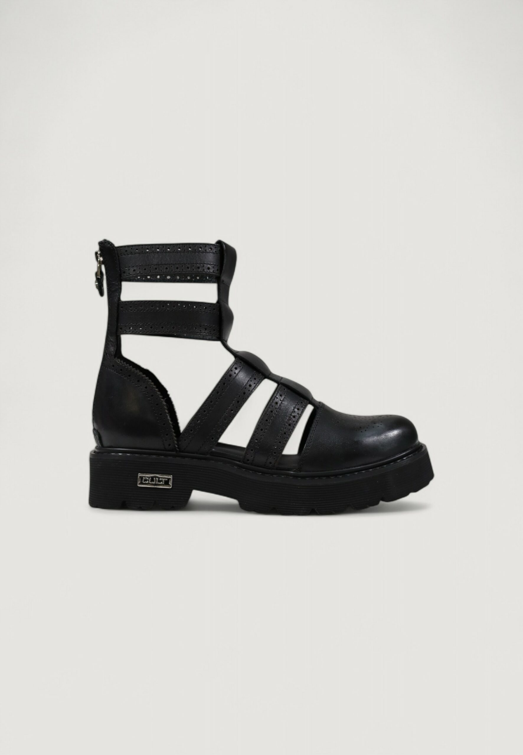 Sandali Cult slash 4441 mid w leat/perf. leat. Nero - Foto 1