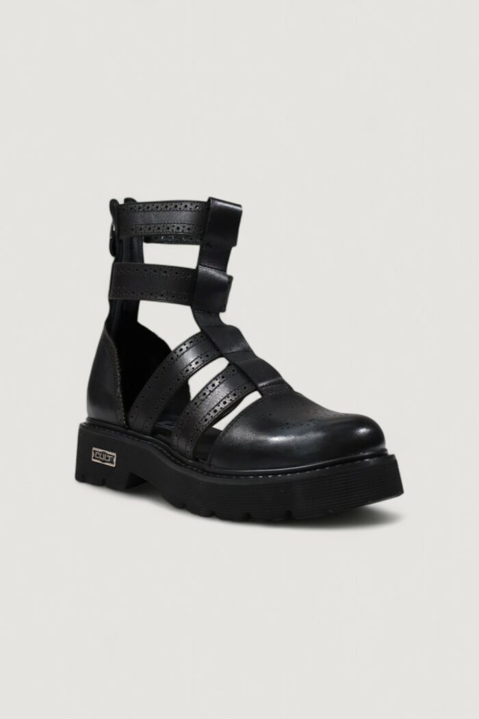 Sandali Cult slash 4441 mid w leat/perf. leat. Nero