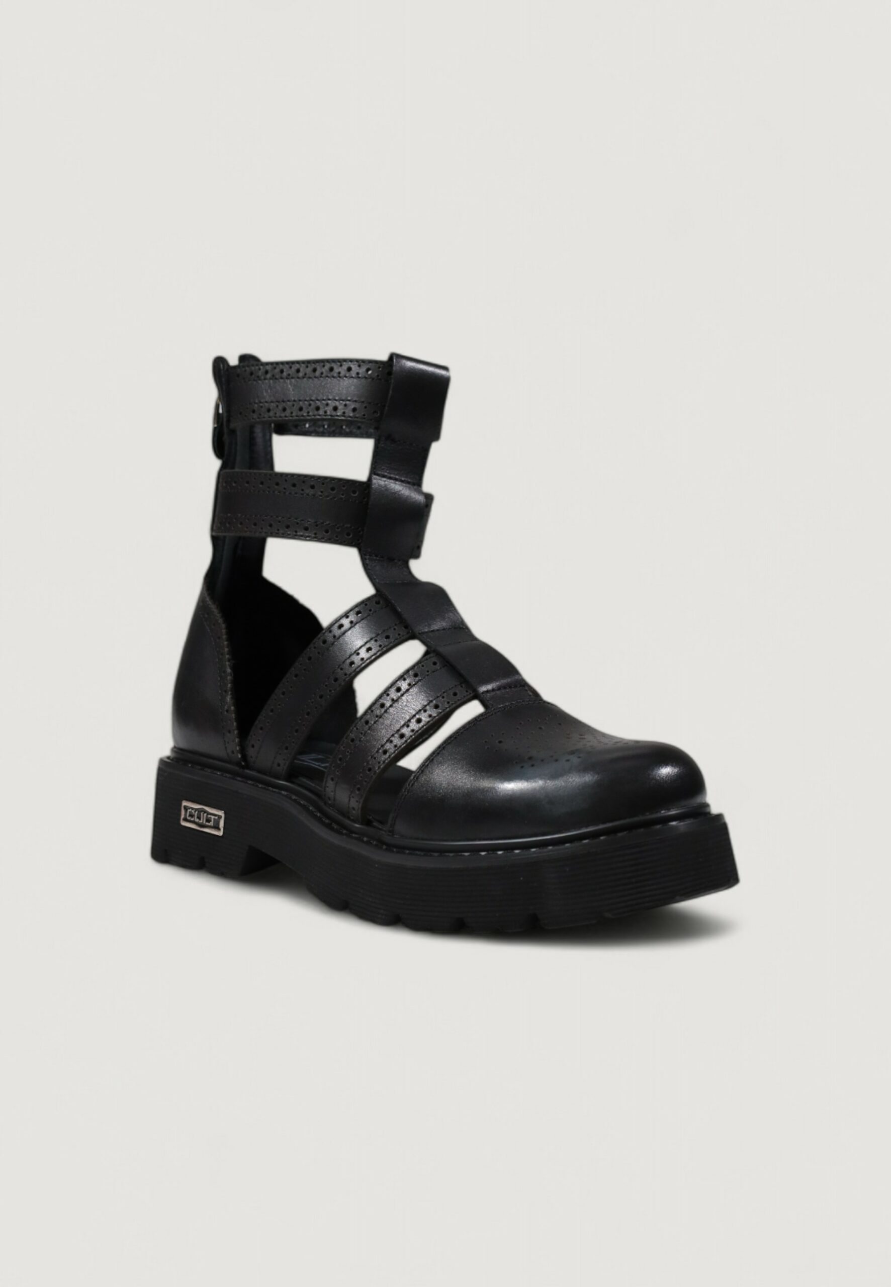 Sandali Cult slash 4441 mid w leat/perf. leat. Nero - Foto 2