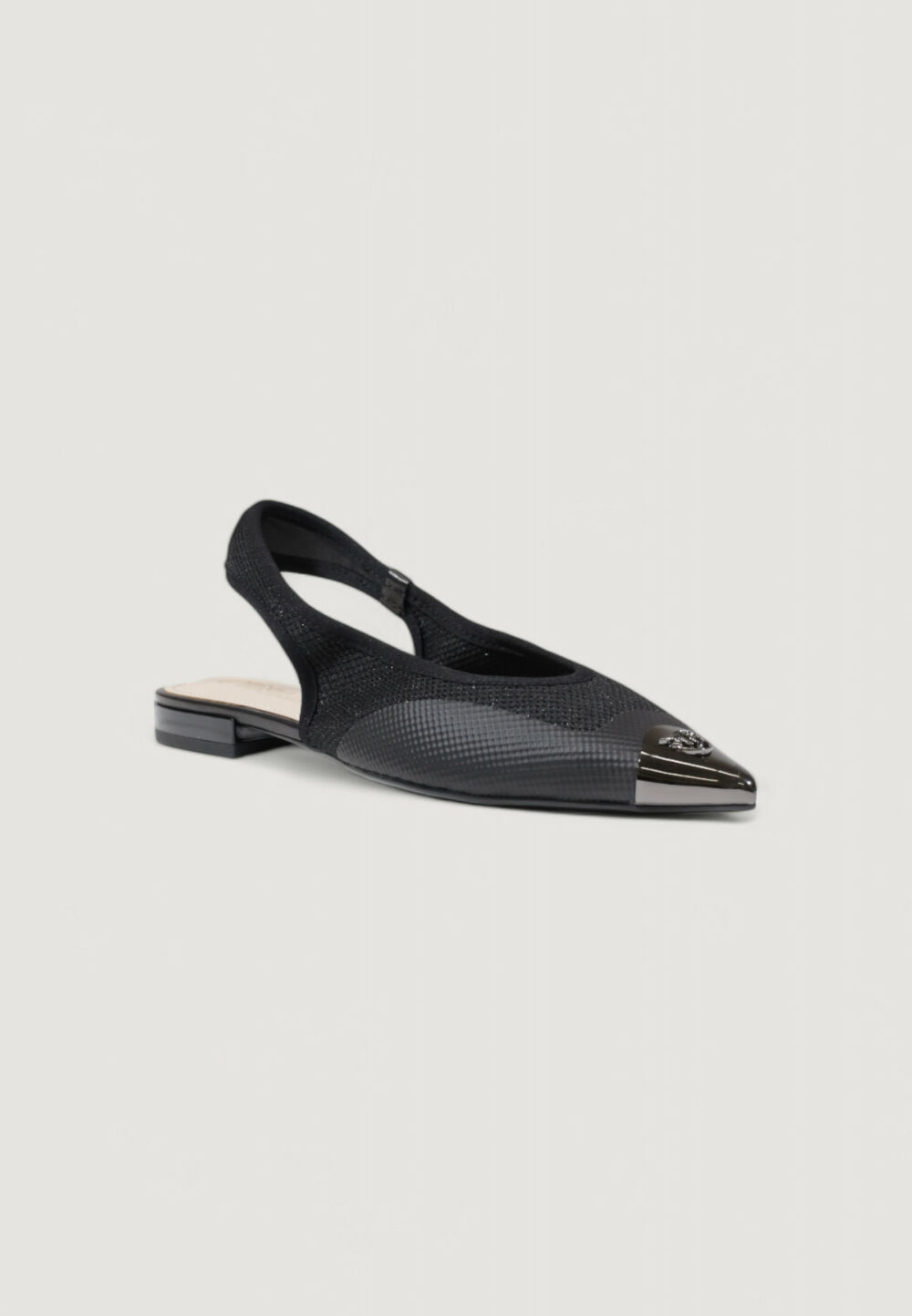 Sandali Pinko gianira 14 - sling back lurex knit Nero - Foto 2