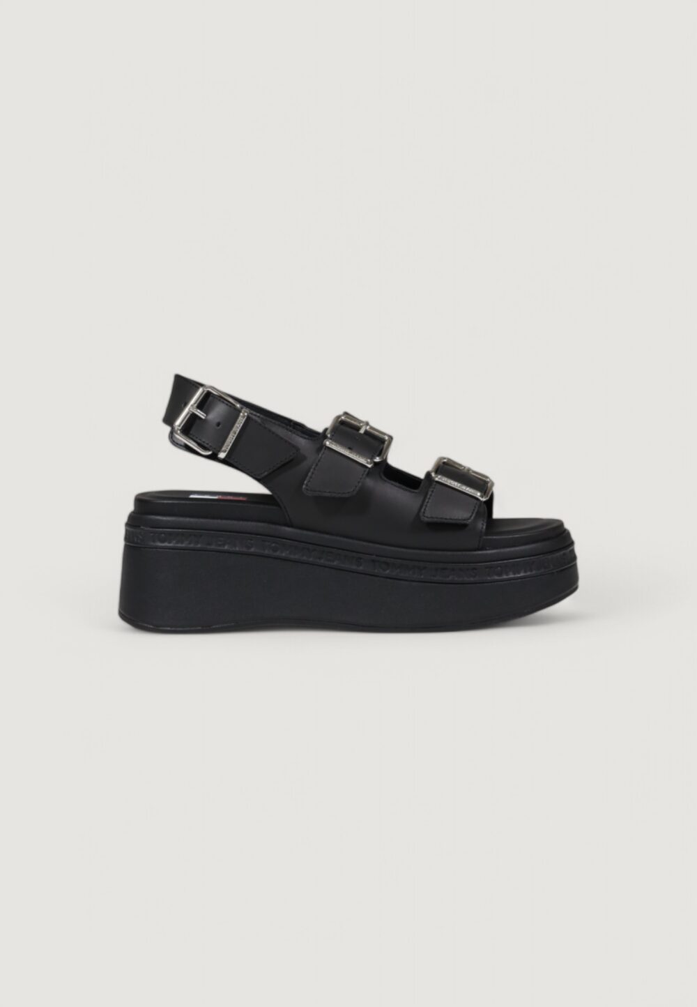 Sandali Tommy Hilfiger Jeans tjw wedge Nero - Foto 1