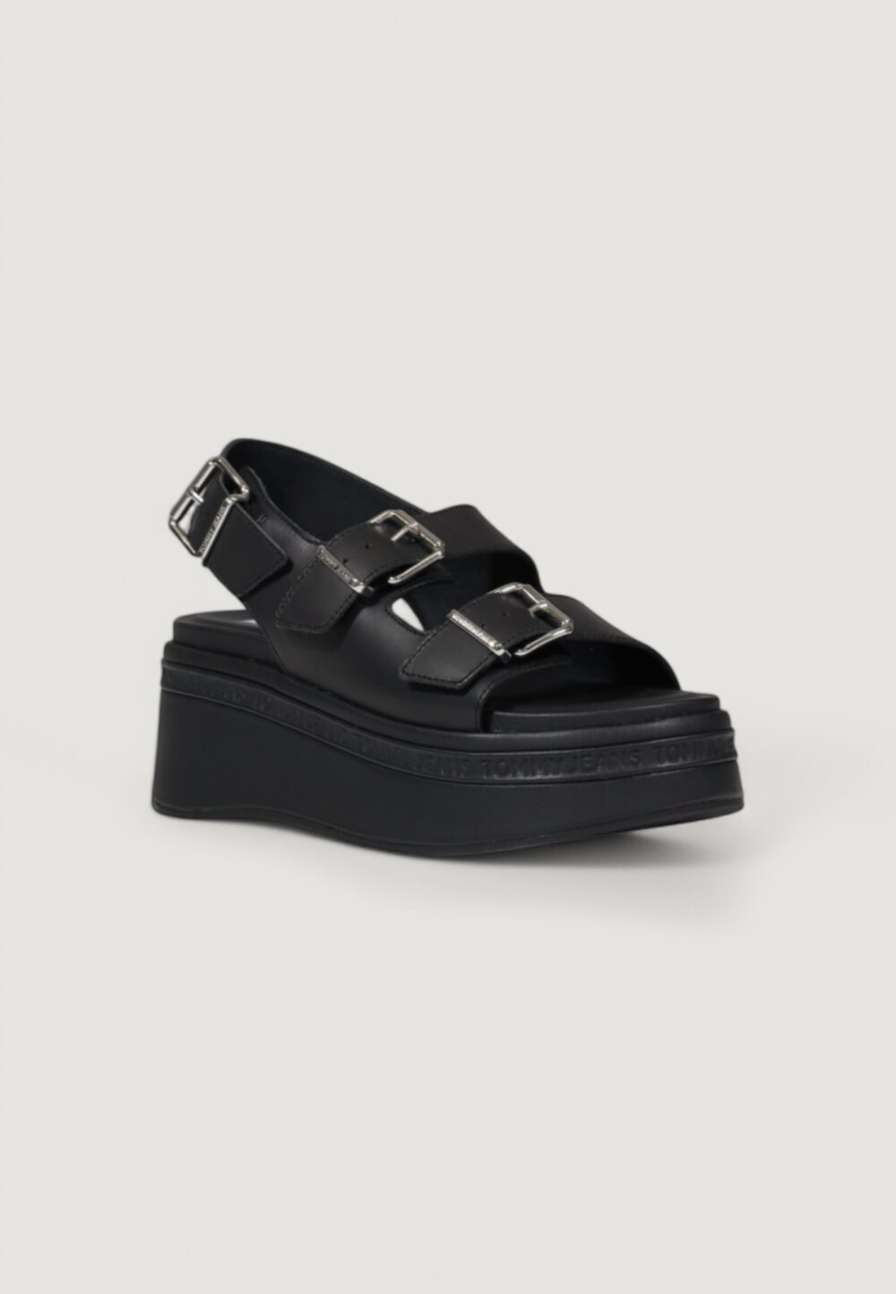 Sandali Tommy Hilfiger Jeans tjw wedge Nero - Foto 2