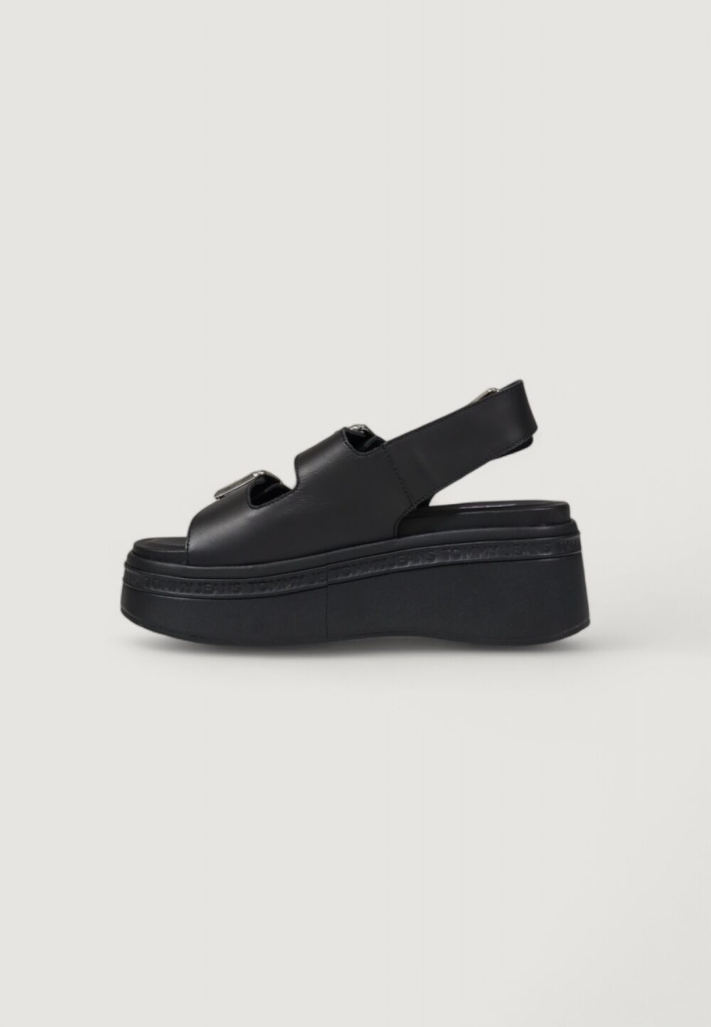 Sandali Tommy Hilfiger Jeans tjw wedge Nero - Foto 3
