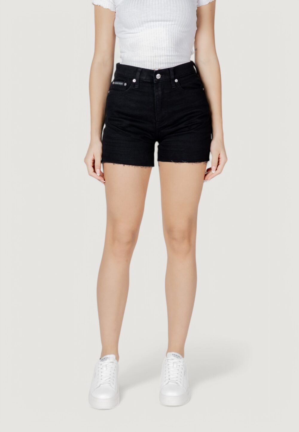 Shorts Calvin Klein Jeans mom Black Jeans - Foto 5