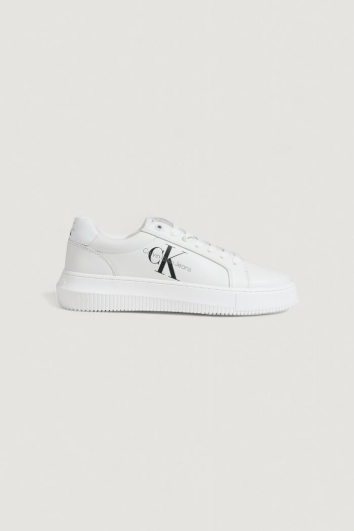 Sneakers Calvin Klein Jeans chunky cupsole mono Bianco