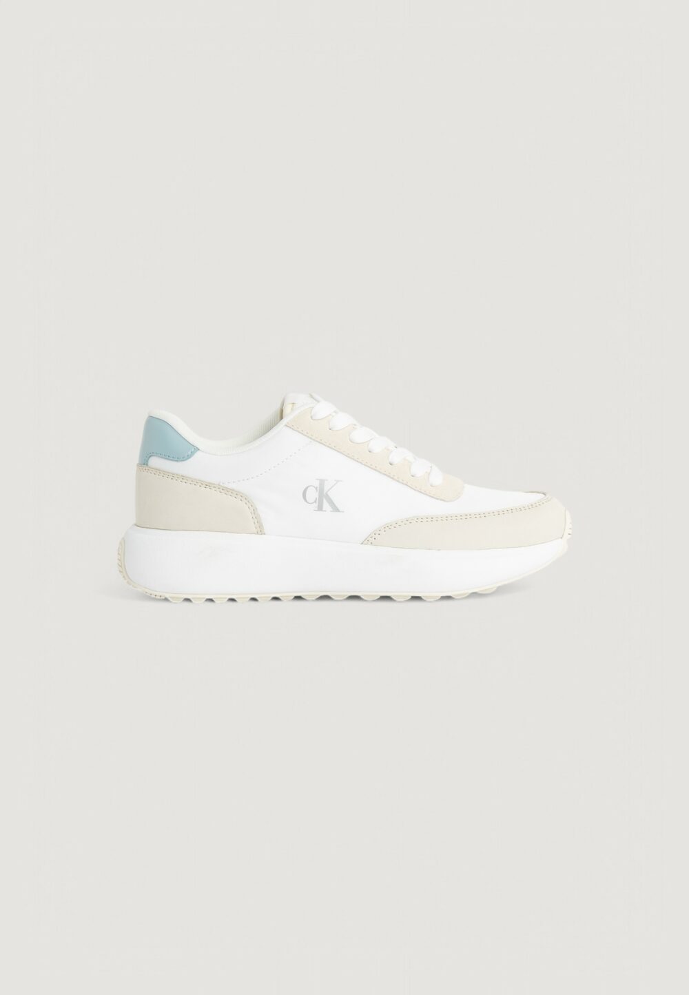 Sneakers Calvin Klein Jeans athleisure runner Crema - Foto 1