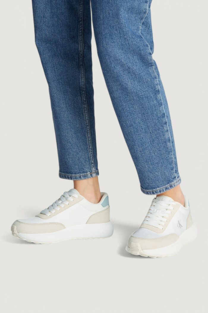 Sneakers Calvin Klein Jeans athleisure runner Crema