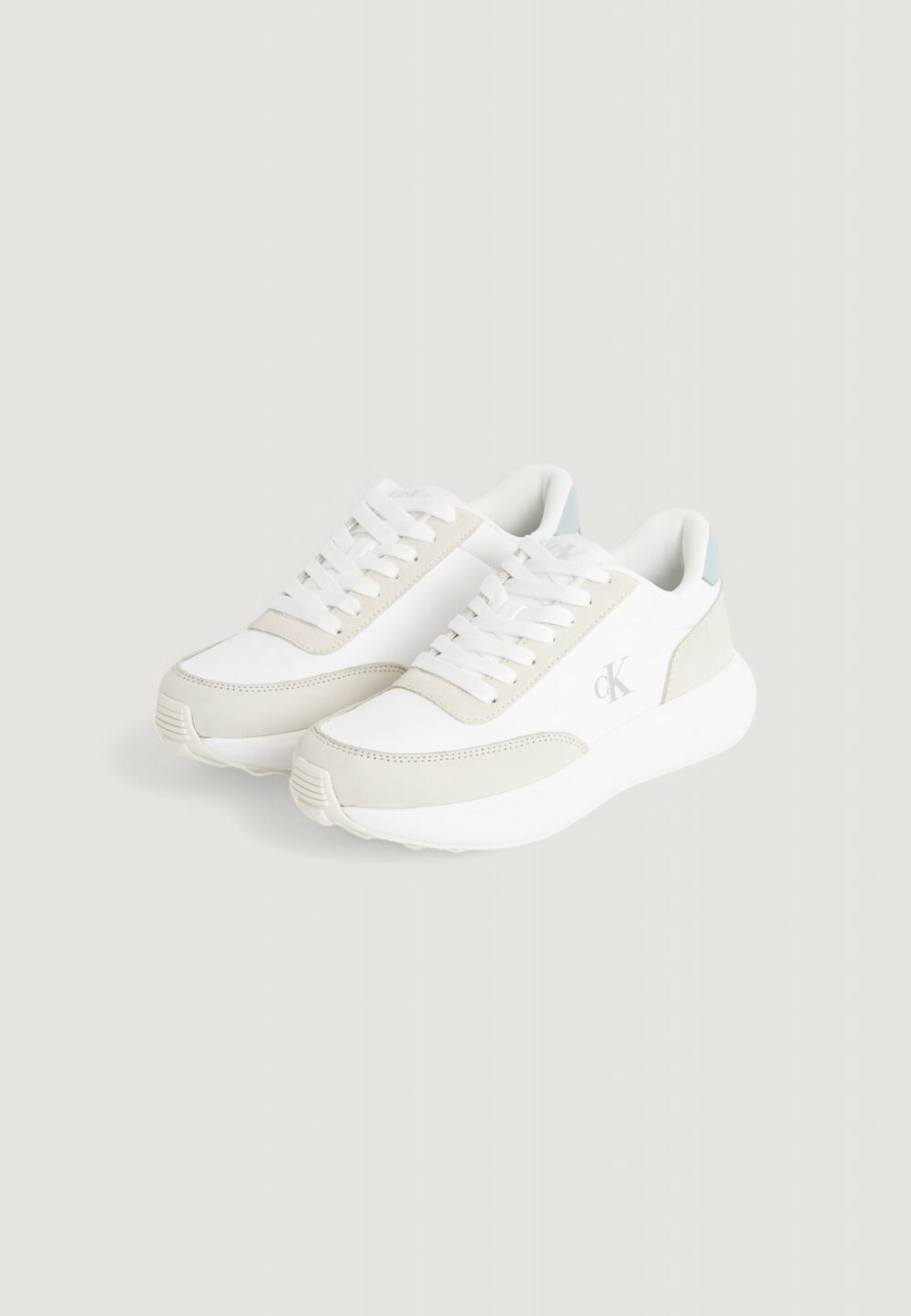 Sneakers Calvin Klein Jeans athleisure runner Crema - Foto 4