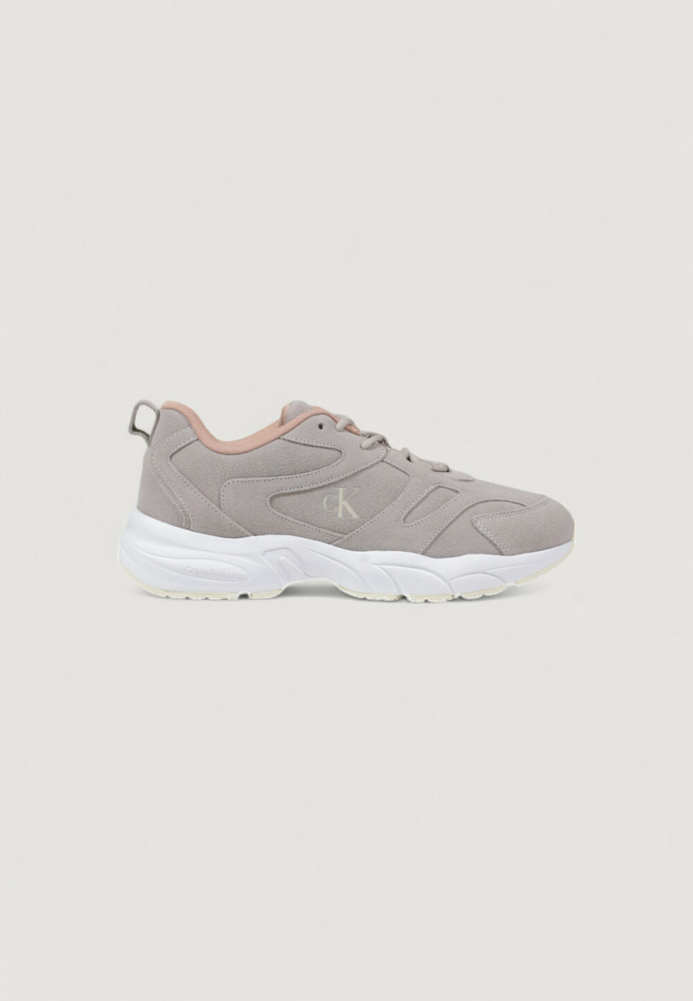 Sneakers Calvin Klein Jeans retro tennis low Grigio Chiaro - Foto 1