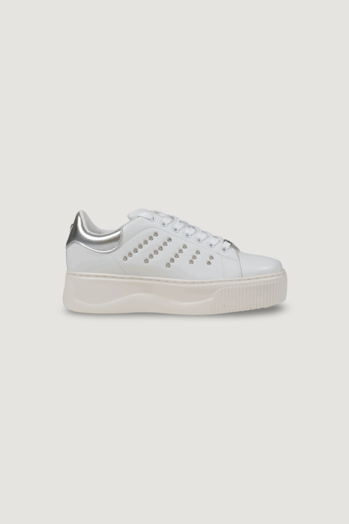 Sneakers Cult perry 4396 low leather/lam. Bianco