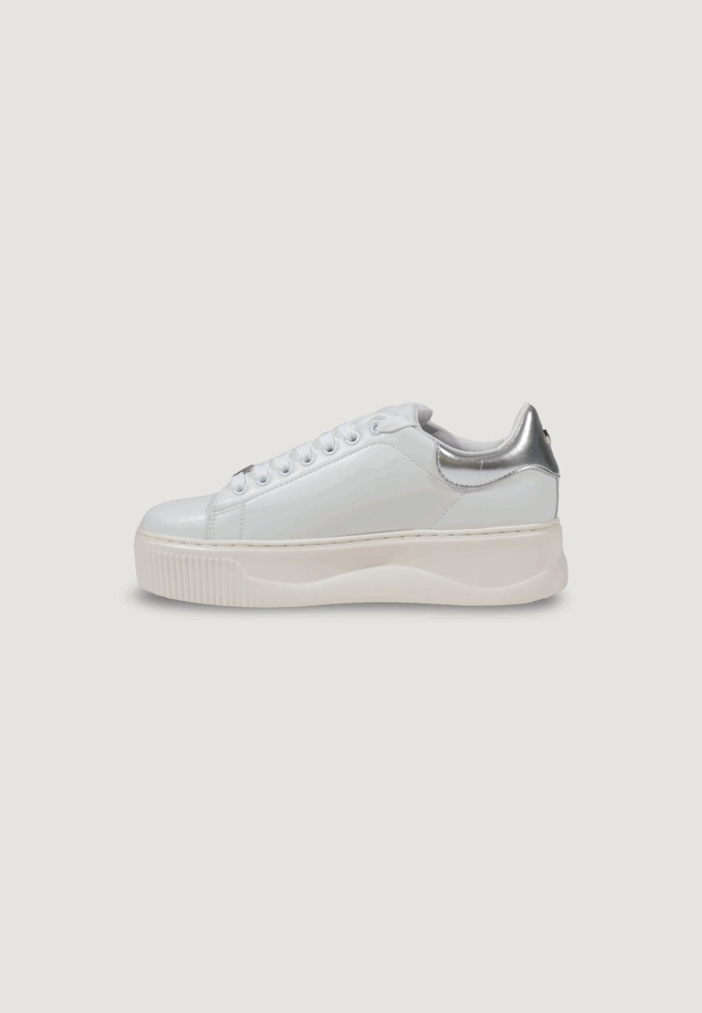 Sneakers Cult perry 4396 low leather/lam. Bianco - Foto 3